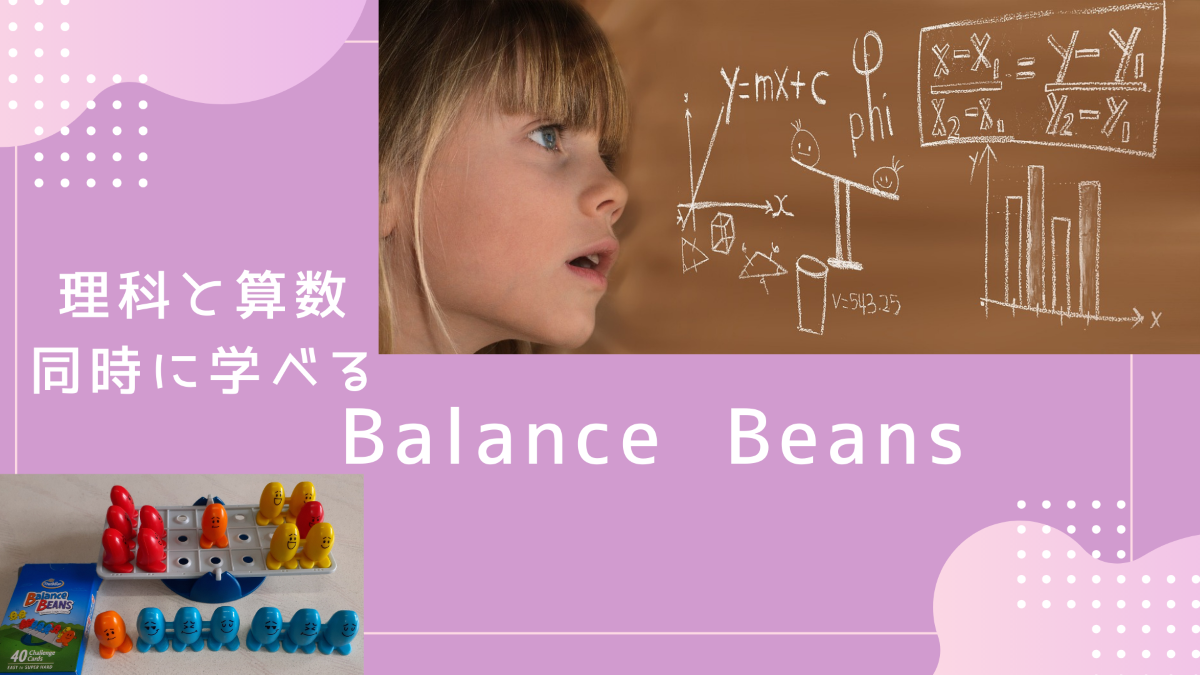 理科と算数を同時に学べるbalance beans